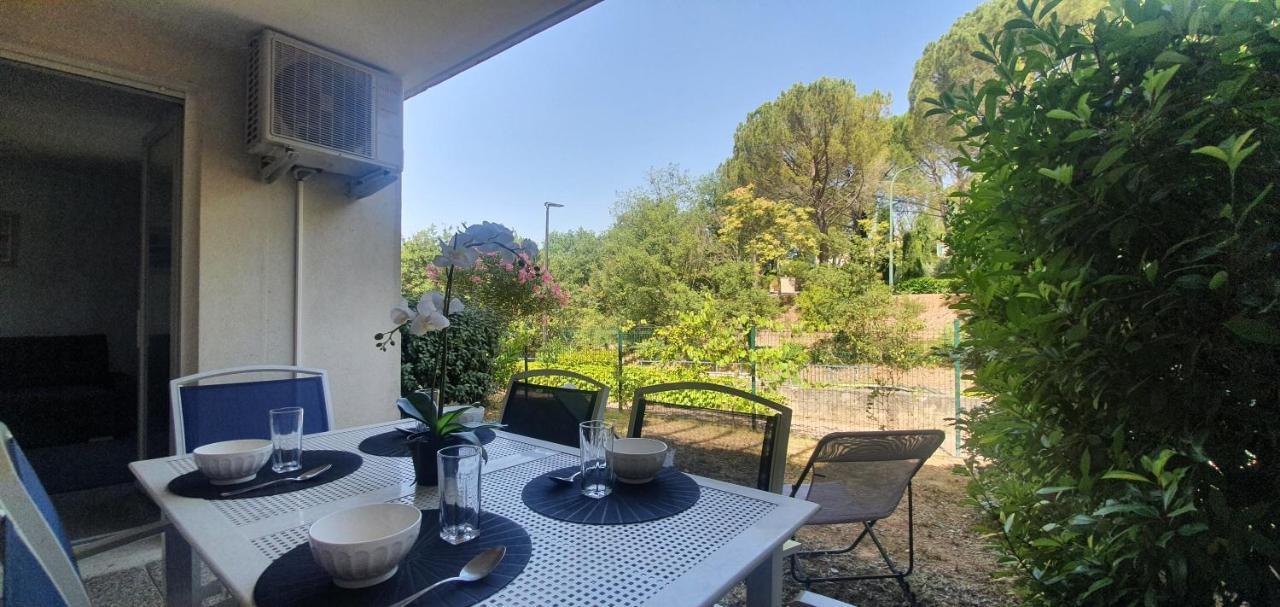 Ferienwohnung Le Baou Beni - Piscine, Climatisation & Parking Gréoux-les-Bains Exterior foto