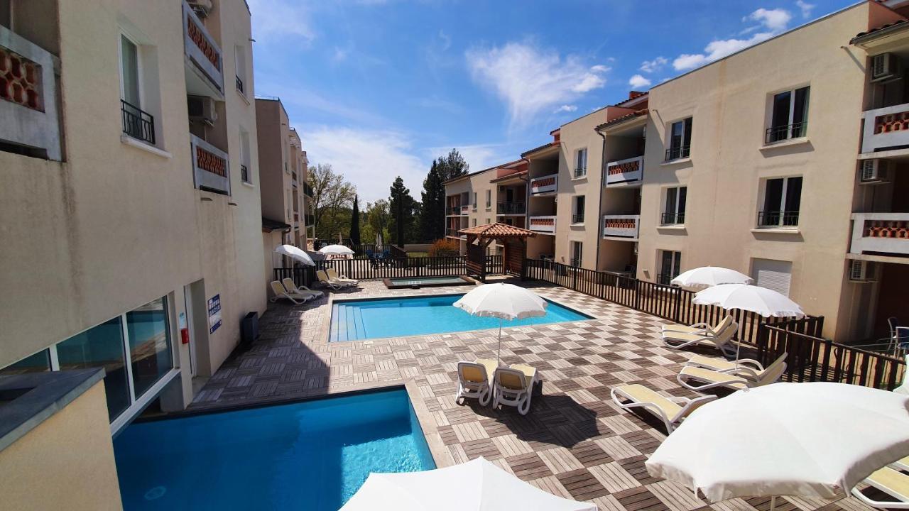 Ferienwohnung Le Baou Beni - Piscine, Climatisation & Parking Gréoux-les-Bains Exterior foto